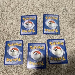 Nintendo Pokemon TCG Jolteon Vaporeon Quagsire Eevee English 5 Card Lot - Image 4