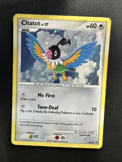 Chatot DP14 DP Black Star Promos Holo Promo Pokemon Card - Image 1