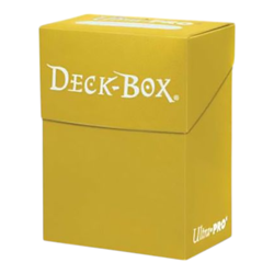 Ultra Pro 80 Card Deck Box Solid Yellow - Image 1