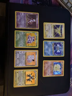 WOTC Pokemon TCG Base Set Unlimited Holo Lot 7 CARDS TOTAL - Image 4