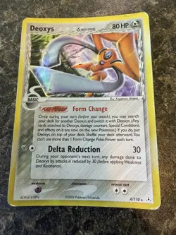 Lot 4 Pokemon Card Lot – Rayquaza, Deoxys, Glaceon, Kabutops & More - Image 4