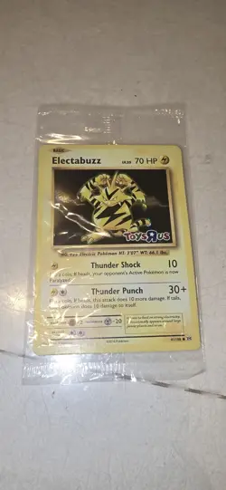 Electabuzz 41/108 Toys R Us Stamped Promo - Pokemon Evolutions Card (SEALED) - Image 1