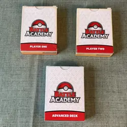 Pokemon Battle Academy 2022 Deck Set of 3 Eevee Pikachu Cinderace 60 Cards Each - Image 2