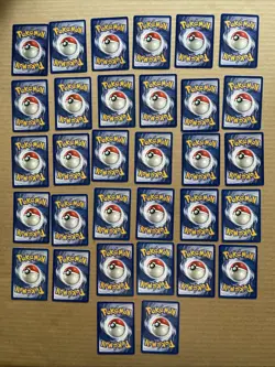 POKEMON UNLIMITED FOSSIL COMMON UNCOMMON COMPLETE 32 CARD SET! NO RARES LP-MP! - Image 2
