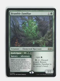 Bramble Familiar 164 Wilds of Eldraine MTG NM - Image 1