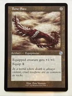 MTG The Brothers' War: Retro Frame Artifacts Bone Saw NM - Image 1