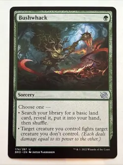 MTG The Brothers' War Bushwhack 174/287 NM - Image 1