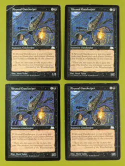 Abyssal Gatekeeper x4 Weatherlight 4x Playset Magic the Gathering MTG - Image 1