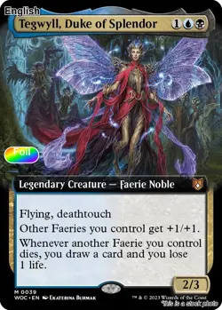 Tegwyll, Duke of Splendor (Extended Art) EN [WOC - 39] - NM [Foil] TCG MTG - Image 1