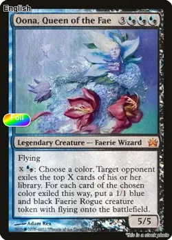Oona, Queen of the Fae EN [V11 - 8] - LP [Foil] TCG MTG - Image 1