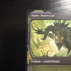 Alpha Deathclaw Showcase Rare Regular MTG Fallout Regular #336 NM - Image 2