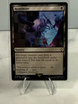 Reanimate MTG Final Fantasy #0282 Rare Sorcery Black Regular English - Image 1