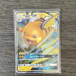 Pokemon GX Holo Promo Card Lot 2 Charizard SM195 Raichu SM213 2019 - Image 4