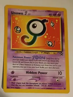 Pokemon Card Unown [J] 38/53 Wotc Promo Regular - Image 1