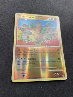 Sudowoodo 9/95 HGSS Unleashed **LP** Reverse Holo Rare Pokemon 2010 - Image 3