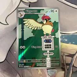 Pidgeotto 208/197 - Holo Illustration Rare Obsidian Flames - Pokemon 2023 - NM - Image 3