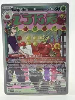 The Pokemon Company Dipplin 170/167 Illustration Rare Holo ENG 80 HP - Image 1