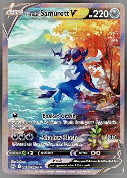 Hisuian Samurott V | GG51/GG70 | Crown Zenith | Mint | Ultra Rare | Pokemon TCG - Image 1
