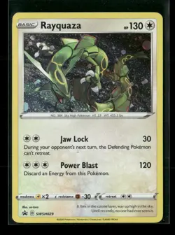 Rayquaza SWSH029 Holo Sword & Shield Promo NM/M Pokemon - Image 1