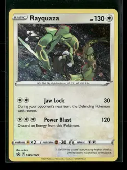 Rayquaza SWSH029 Holo Sword & Shield Promo NM/M Pokemon - Image 1