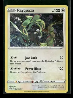 Rayquaza SWSH029 Holo Sword & Shield Promo NM/M Pokemon - Image 1