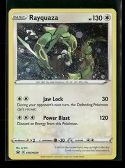 Rayquaza SWSH029 Holo Sword & Shield Promo NM/M Pokemon - Image 1