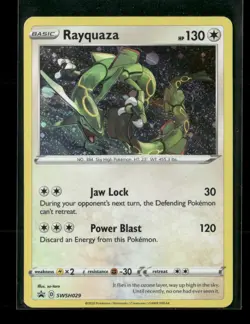Rayquaza SWSH029 Holo Sword & Shield Promo NM/M Pokemon - Image 1