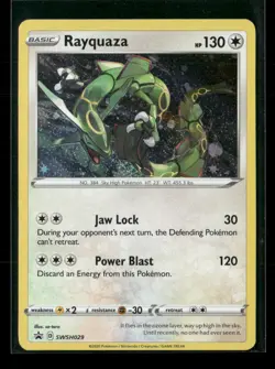 Rayquaza SWSH029 Holo Sword & Shield Promo NM/M Pokemon - Image 1