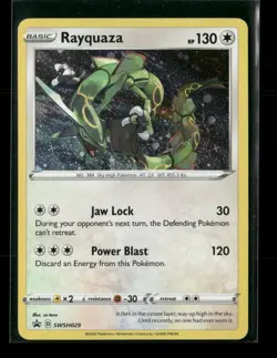 Rayquaza SWSH029 Holo Sword & Shield Promo NM/M Pokemon - Image 1
