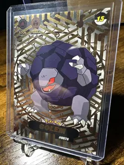 2024 Pokemon Crystal Card Collection #15 Shadow Golem Gold Box Hit NM - Image 2