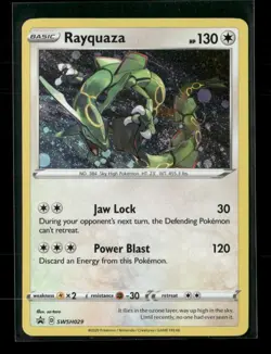 Rayquaza SWSH029 Holo Sword & Shield Promo NM/M Pokemon - Image 1