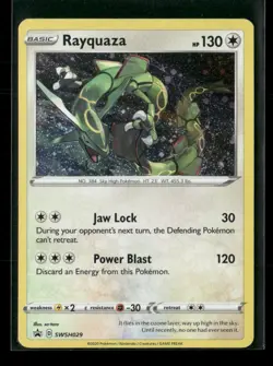 Rayquaza SWSH029 Holo Sword & Shield Promo NM/M Pokemon - Image 1