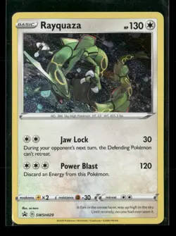 Rayquaza SWSH029 Holo Sword & Shield Promo NM/M Pokemon - Image 1
