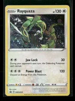 Rayquaza SWSH029 Holo Sword & Shield Promo NM/M Pokemon - Image 1