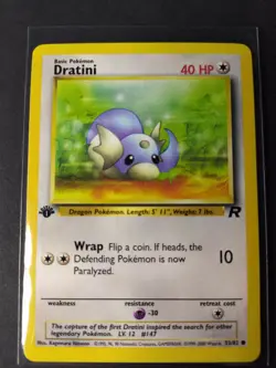 2000 Pokemon Dratini #53 1st Edition Team Rocket Never Been Played Non Holo - Image 1