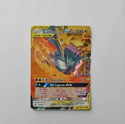 Pokemon Hidden Fates Holo Rare Moltres Zapdos Articuno GX Tag Team 44/68 - Image 1