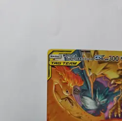 Pokemon Hidden Fates Holo Rare Moltres Zapdos Articuno GX Tag Team 44/68 - Image 3