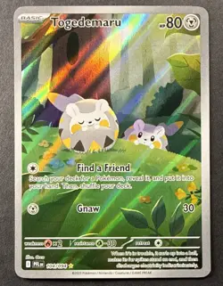 2025 Pokemon Phantasmal Flames Togedemaru Illustration Rare #104/094⭐ - Image 1