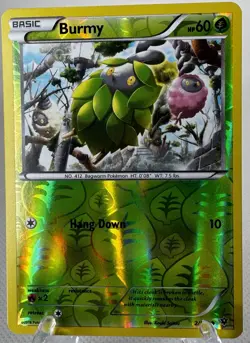 Pokemon TCG Burmy Fates Collide 2/124 Reverse Holo Common - Image 2