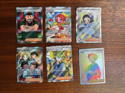 Pokemon Trainer Card Lot - Rainbow Rare & Full Arts! - All NM and Pack Fresh! - Image 1