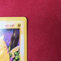 1999 Pokemon Base Set Shadowless 1st Edition Yellow Cheeks Pikachu 58/102 - LP - Image 3