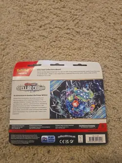 Pokemon Stellar Crown 3-Pack Blister w/ Latias Promo - Image 2