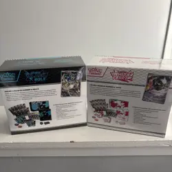 Pokemon Scarlet Violet Black Bolt ETB and White Flare ETB Set New and Sealed - Image 2