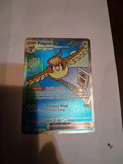 PIDGEOT EX 2023 POKEMON OBSIDIAN FLAMES SPECIAL ILLUSTRATION RARE #225/197 Q7037 - Image 1