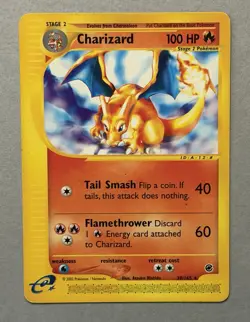 Pokemon TCG Charizard 39/165 Expedition Non-Holo Rare 2002 - Image 1