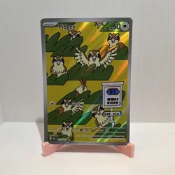 Pidgey 207/197 SV03 Obsidian Flames Illustration Rare Holo 60HP - Image 1