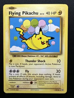 Flying Pikachu 110/108 Evolutions Regular 2016 Pokemon Card LP/NM - Image 1