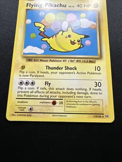Flying Pikachu 110/108 Evolutions Regular 2016 Pokemon Card LP/NM - Image 3