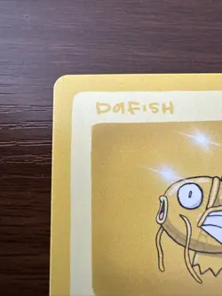 Pokederp Dafish Magikarp 19/25 1st Edition Custom Derpy Card NEAR MINT - Image 2