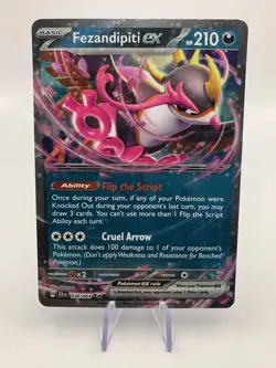 Pokemon Card - Fezandipiti Ex #038/64 Scarlet & Violet Shrouded Fable NM - Image 1